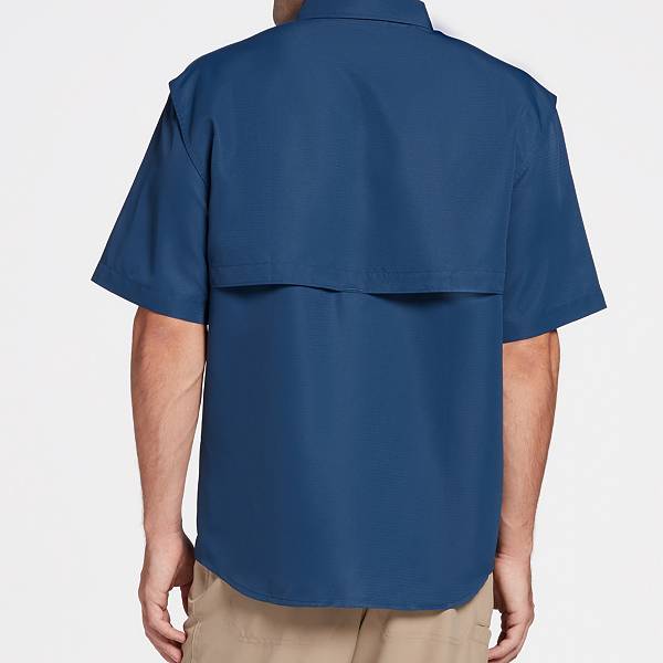フィールドアンドストリーム メンズ シャツ Field & Stream Men's Latitude II Woven Fishing Button Down T-Shirt -Insignia Blue