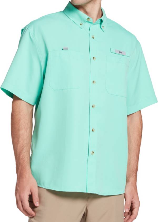 フィールドアンドストリーム メンズ シャツ Field & Stream Men´s Latitude II Woven Fishing Button Down T-Shirt - Opal