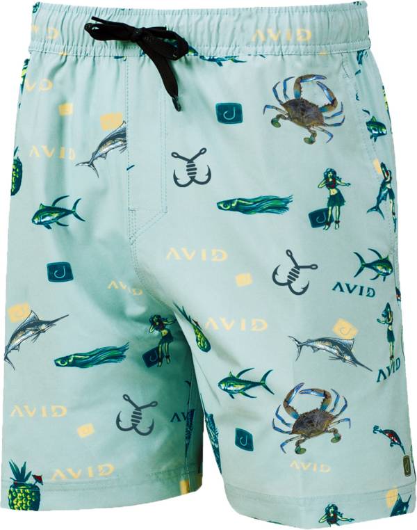 アヴィド メンズ ショートパンツ AVID Men's Sandbar Volley Shorts - Margarita