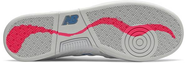 ニューバランス メンズ サッカーシューズ スパイク New Balance Audazo V5+ Indoor Soccer Shoes - White/Blue_1