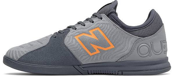 ニューバランス メンズ サッカーシューズ スパイク New Balance Audazo V5+ Indoor Soccer Shoes - Grey/White_2