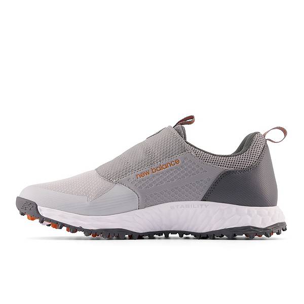 ニューバランス メンズ ゴルフシューズ New Balance Men's Fresh Foam Pace Spikeless BOA Golf Shoes - Grey/Orange_3