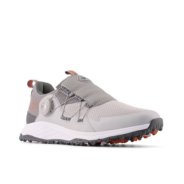 ニューバランス メンズ ゴルフシューズ New Balance Men's Fresh Foam Pace Spikeless BOA Golf Shoes - Grey/Orange ニューバランス メンズ ゴルフシューズ New Balance Men's Fresh Foam
