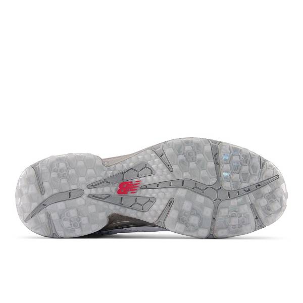 ニューバランス メンズ ゴルフシューズ New Balance Fresh Foam X Defender Spikeless Golf Shoes - White/Grey_1