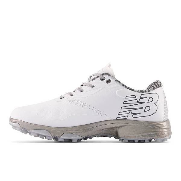 ニューバランス メンズ ゴルフシューズ New Balance Fresh Foam X Defender Spikeless Golf Shoes - White/Grey_3