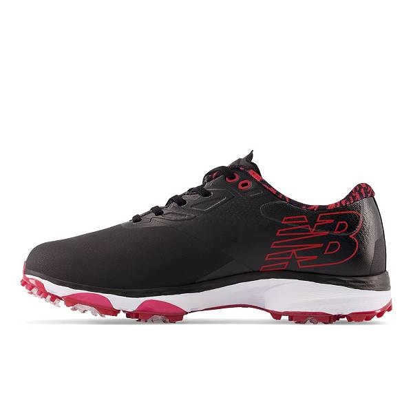 ニューバランス メンズ ゴルフシューズ New Balance Men's Fresh Foam X Defender Golf Shoes - Black/Red_3