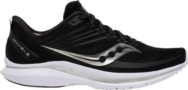 サッカニー メンズ ランニングシューズ Saucony Men's Kinvara 12 Running Shoes - Black/Silver