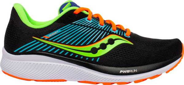 サッカニー メンズ ランニングシューズ Saucony Men's Guide 14 Running Shoes - Blackの通販は