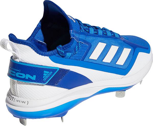 アディダス メンズ 野球 スパイク adidas Men's Icon 7 Boost Metal Baseball Cleats - Blue/White