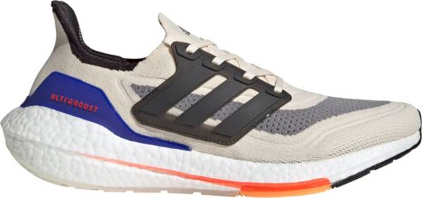 アディダス メンズ ランニングシューズ adidas Men's Ultraboost 21 Running Shoes - White/Black/Purple