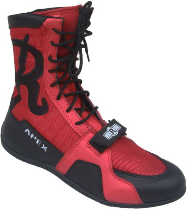 リングサイド メンズ ボクシングシューズ Ringside Men's Apex Elite Boxing Shoes - Red/Black