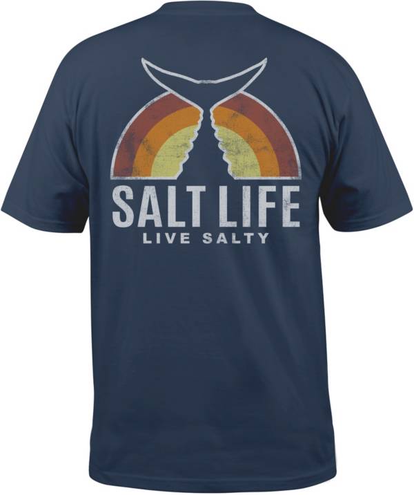 ソルトライフ メンズ Tシャツ Salt Life Men's Sunray Pocket TShirt WASHED NAVYの通販は