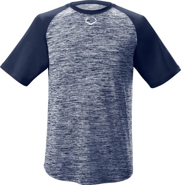 エボーシールド メンズ 野球 Tシャツ EvoShield Men's E304 Performance Pullover Tech Tee - Navy