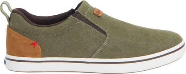 エクストラタフ メンズ スニーカー XTRATUF Men's Sharkbyte Canvas Casual Shoes - OLIVE
