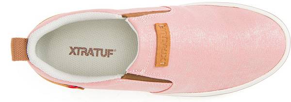 エクストラタフ レディース シューズ XtraTuf Women's Canvas Sharkbyte Deck Shoes - Salmon_3