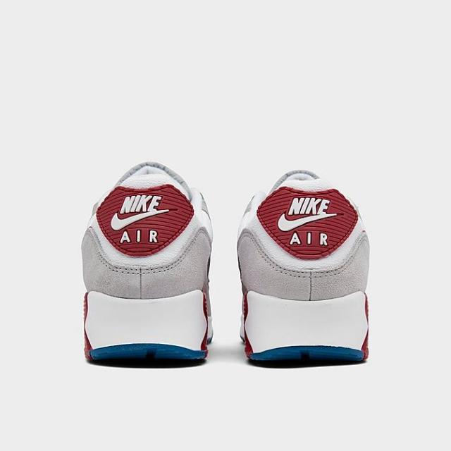 ナイキ メンズ スニーカー Nike Air Max 90 - Light Smoke Grey/Gym Red/White_3