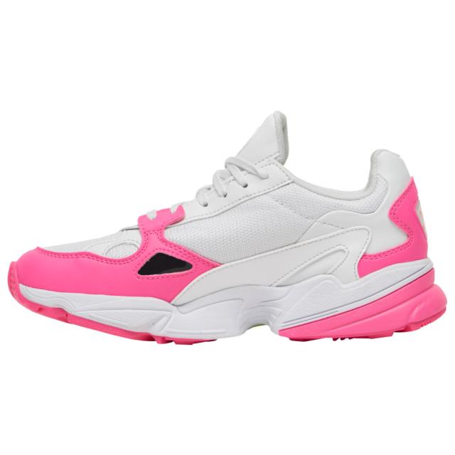 アディダス オリジナルス レディース ファルコン adidas Originals Falcon スニーカー Shock Pink/Solar Yellow/Raw White アディダス オリジナルス レディース ファルコン adidas Originals