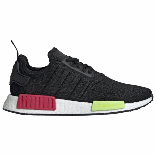 アディダス メンズ スニーカー adidas Originals NMD R1 ランニングシューズ Black/Black/Energy Pink