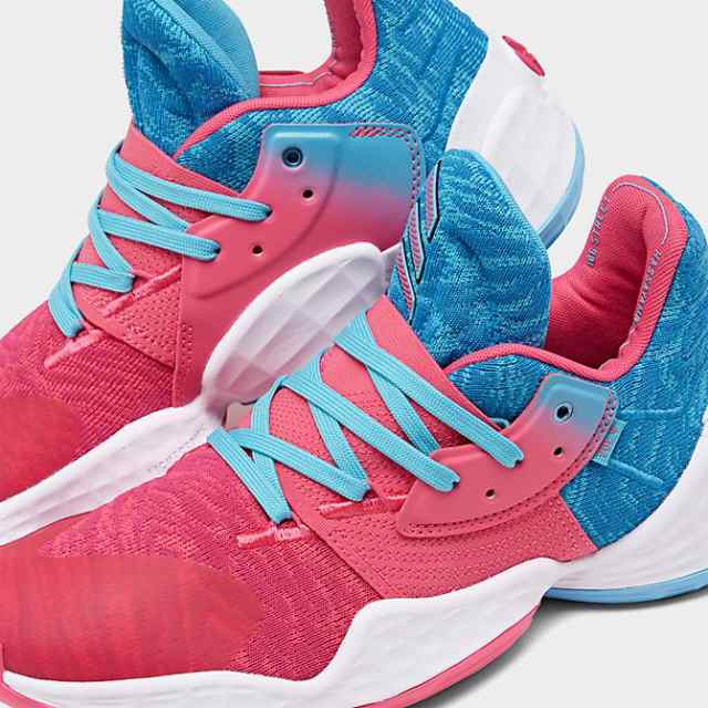 Harden 4 Bright Blue/Real Pink/Whiteメインカラーブルーピンク