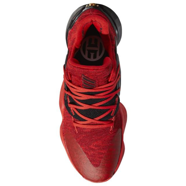 アディダス メンズ ハーデン ボリューム４ バッシュ adidas Harden Vol.4 - Red/Black/Power Red_2