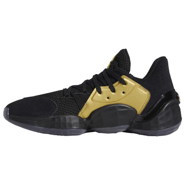 アディダス メンズ ハーデン ボリューム４ adidas Harden Vol.4 バッシュ Black/Gold Metallic_1