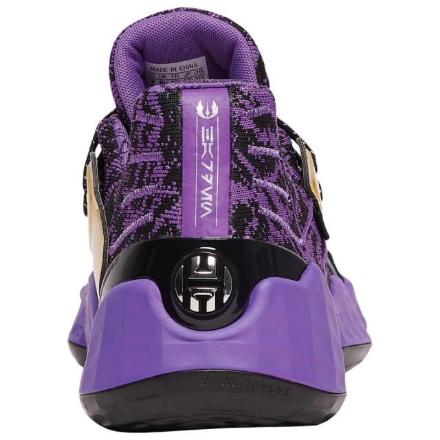 アディダス メンズ ハーデン ボリューム４ adidas Harden Vol.4 バッシュ Black/Active Purple/Metallic Gold/Metallic Silver_2