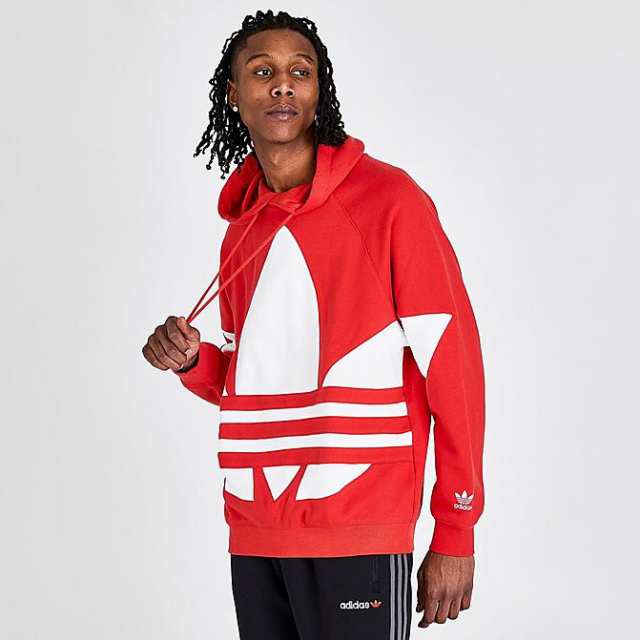 アディダス オリジナルス パーカー adidas Originals Big Trefoil Hoodie フーディー Red