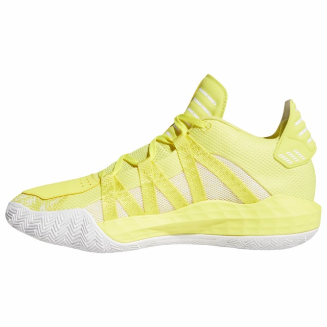 アディダス メンズ デイム６ adidas Dame 6 バッシュ White/Black/Shock Yellow｜au PAY マーケット