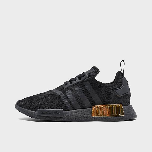 アディダス オリジナルス レディース adidas Originals NMD R1 スニーカー Core Black/Gold Metallic