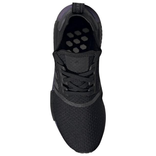 アディダス メンズ スニーカー adidas Originals NMD R1 ランニングシューズ Black/Black/Carbon_3