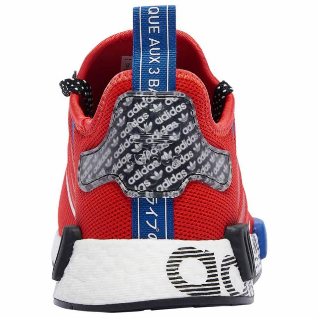 アディダス メンズ スニーカー adidas Originals NMD R1 ランニングシューズ Active Red/Black/Royal_1