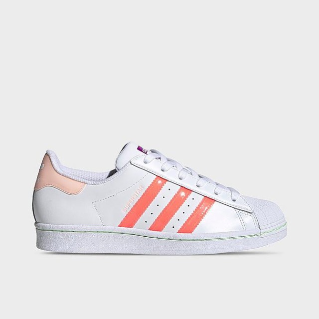 アディダス レディース スーパースター adidas Originals Superstar スニーカー Cloud White/Signal Pink/Shock Purple