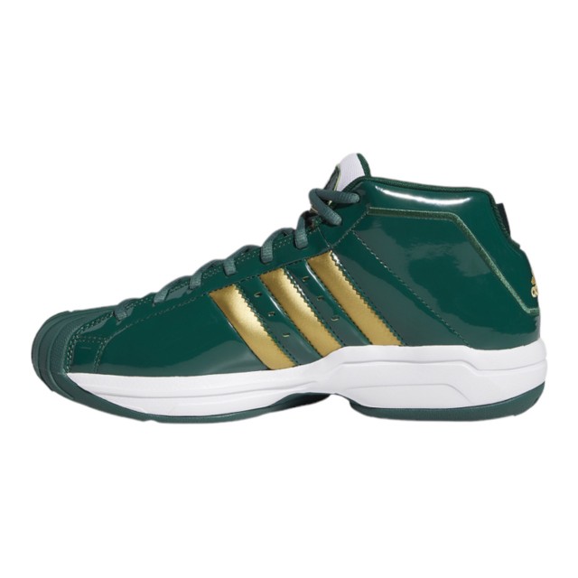 アディダス メンズ バッシュ プロモデル adidas Pro Model 2G - Green/Gold/White 緑 グリーン ゴールド  バスケットシューズ｜au PAY マーケット