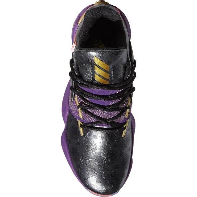 アディダス メンズ ハーデンボリューム４ adidas Harden Vol. 4 バッシュ Night Metallic/Glory Purple/Solar Red_2