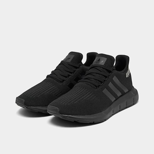 アディダス レディース スニーカー adidas Swift Run Primeknit ランニングシューズ Core Black/Core Black/Core Black_1