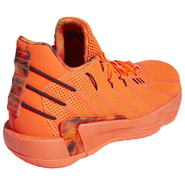 アディダス メンズ バッシュ adidas Dame 7 - Solar Red/Core Black/Yellow_2