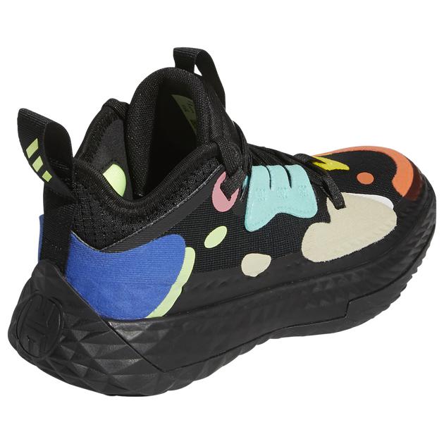 アディダス キッズ ハーデン５ バッシュ adidas Harden Vol. 5 GS - Black/White/Blue_2