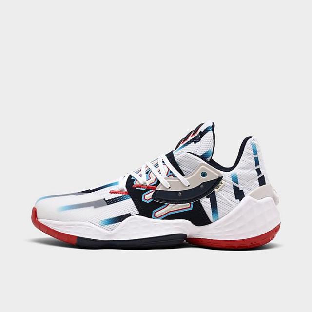 アディダス メンズ ハーデン ボリューム４ adidas Harden Vol.4 バッシュ Footwear White/Core Navy/Scarlet
