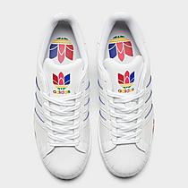 アディダス スーパースター メンズ adidas Superstar スニーカー White/White/Team Royal_4