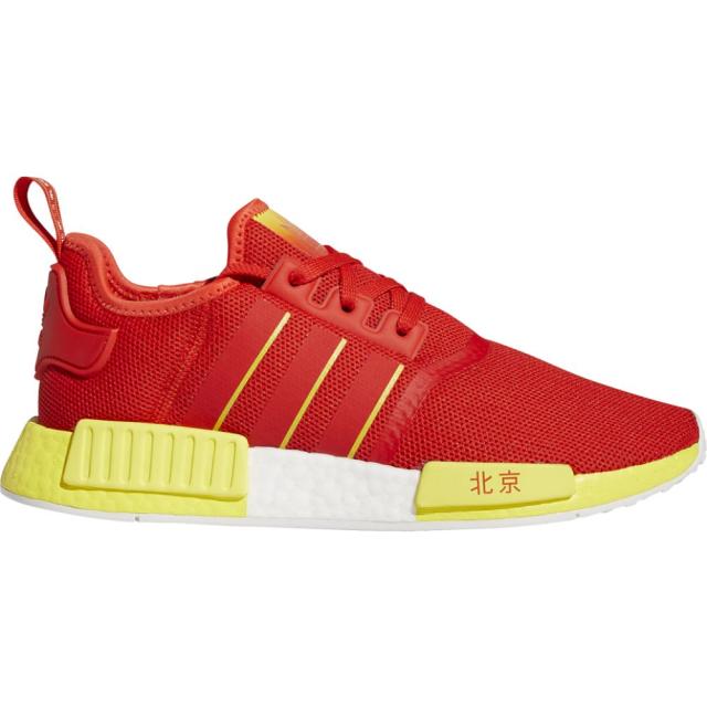 アディダス メンズ スニーカー adidas Originals NMD R1 ランニングシューズ Active Red/Bright Yellow/White