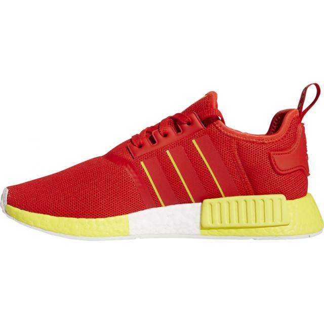 アディダス メンズ スニーカー adidas Originals NMD R1 ランニングシューズ Active Red/Bright Yellow/White_1