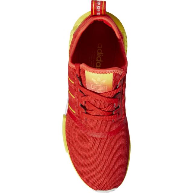 アディダス メンズ スニーカー adidas Originals NMD R1 ランニングシューズ Active Red/Bright Yellow/White_2