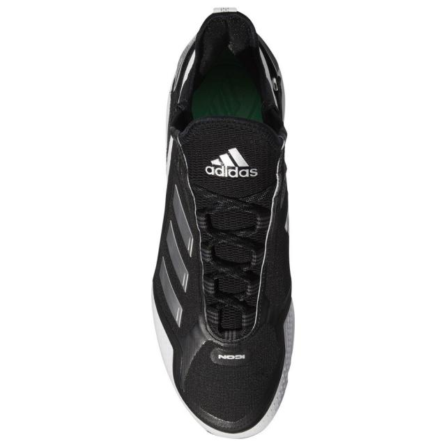 アディダス メンズ 野球 スパイク adidas Icon 7 Boost - Black/White/Metallic Silver