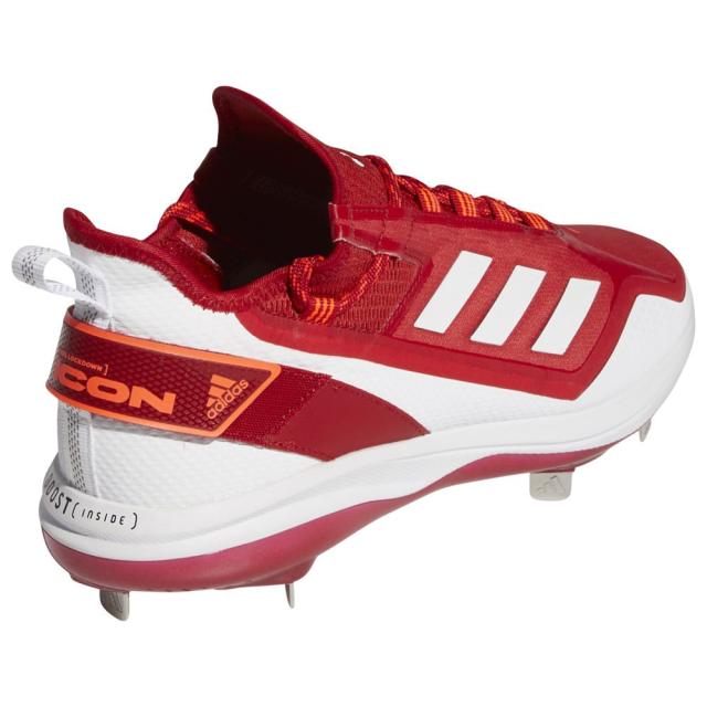 アディダス メンズ 野球 スパイク adidas Icon 7 Boost - White/Team Power Red/Solar Red