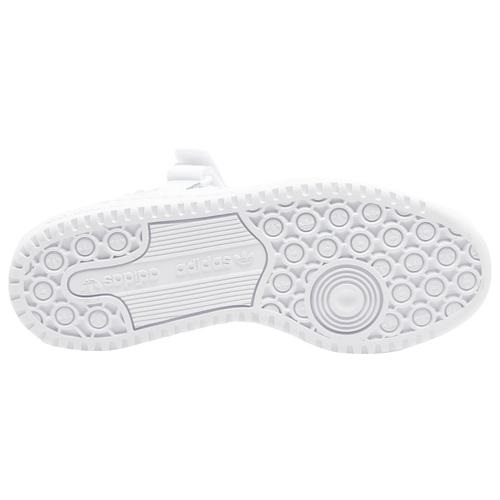 アディダス キッズ フォーラム ロー スニーカー adidas Forum Low GS - White/White_4