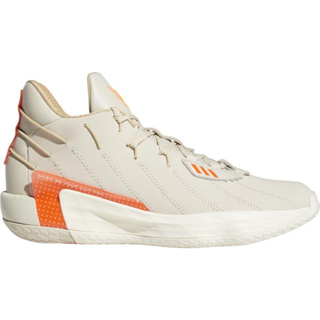 アディダス メンズ バッシュ adidas Dame 7 - Clear Brown/Solar Red/Cream White