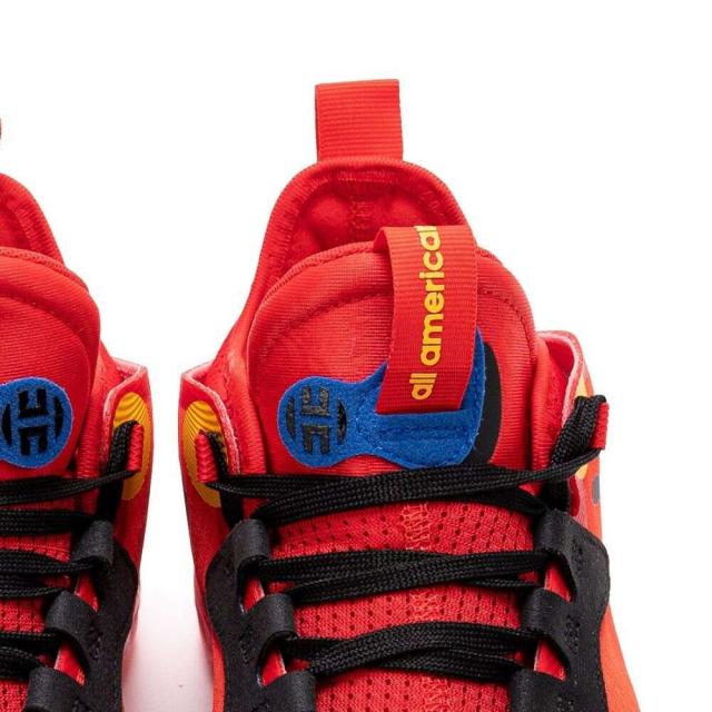 アディダス メンズ バッシュ adidas Harden VOL. 5 - Vivid Red/Team Royal Blue_2