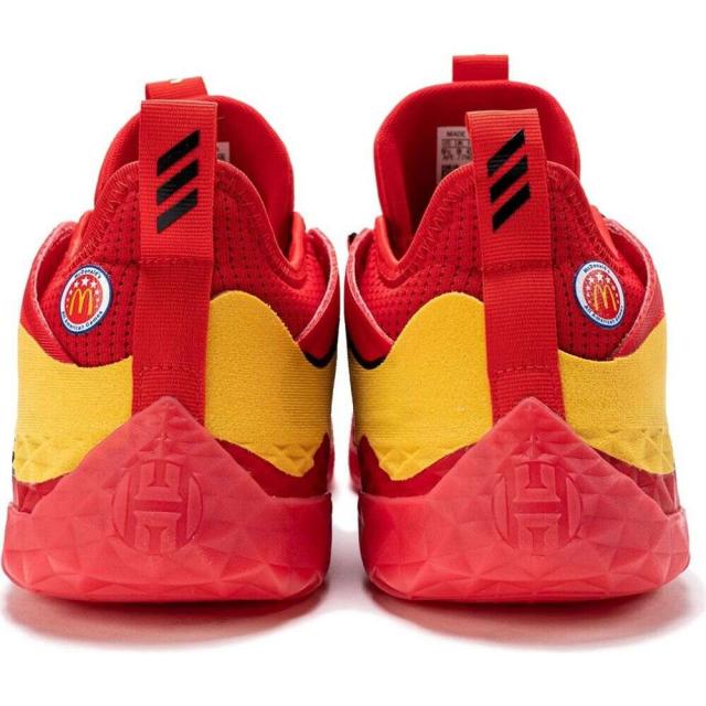 アディダス メンズ バッシュ adidas Harden VOL. 5 - Vivid Red/Team Royal Blue_4