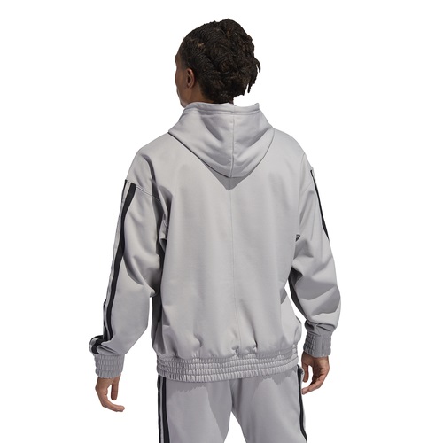 アディダス メンズ パーカー adidas Legend Fleece Hoodie - Medium Grey Heather_1