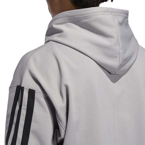 アディダス メンズ パーカー adidas Legend Fleece Hoodie - Medium Grey Heather_4